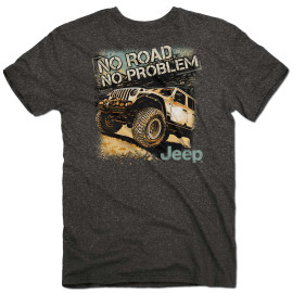 JEEP | No Problem S/S Tee | Charcoal Heather