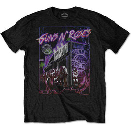 GUNS N ROSES | Sunset Boulevard S/S Tee | Black