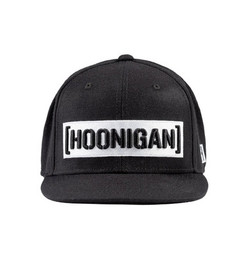 HOONIGAN | Censor Bar Snapback Hat | Black/White