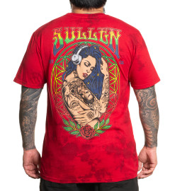 SULLEN | One Love Premium Tee | Chili Pepper/Red Crystal Wash SULLEN | One Love Premium Tee | Chili Pepper/Red Crystal Wash