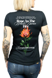 Beautiful Disaster | Rise Scoop Tee | Black
