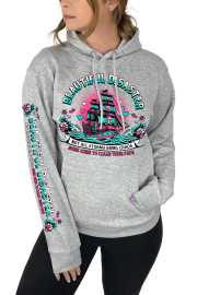 BEAUTIFUL DISASTER | Storm Pullover Hoodie | Heather Grey