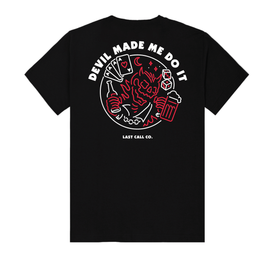 LAST CALL Co | Devil Made Me Do It S/S Tee | Black LAST CALL Co | Devil Made Me Do It S/S Tee | Black