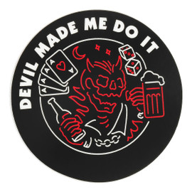 LAST CALL Co | Devil Made Me Do It Sticker