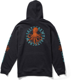 SALTY CREW | Tentacles Hooded Fleece | Navy Heather