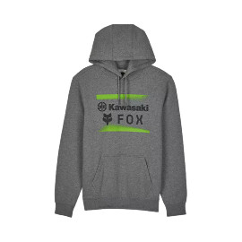FOX | Fox X Kawasaki Fleece Pullover | Heather Graphite