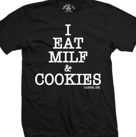 CARTEL INK | Milf & Cookies S/S Tee | Black