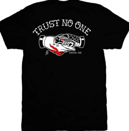 CARTEL INK | Trust No One S/S Tee | Black