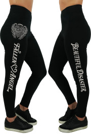 BEAUTIFUL DISASTER | Fallen Angel Legging | Black
