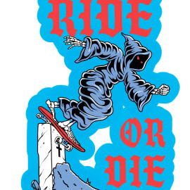 LAST CALL CO | Ride or Die Sticker