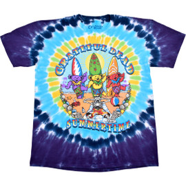 Grateful Dead | Beach Bear Bingo S/S Tee | Tie Dye