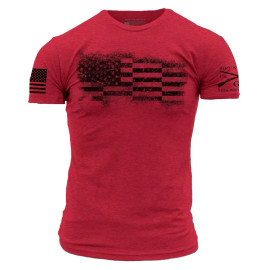 GRUNT STYLE | Bar Flag S/S Tee | Red