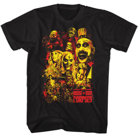 HOUSE OF 1000 CORPSES | Collage Art S/S Tee | Black