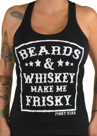 Pinky Star | Beards & Whiskey Tank | Black