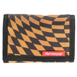 Fasthouse| Distortion Trifold Wallet | Black/Gold Fasthouse| Distortion Trifold Wallet | Black/Gold
