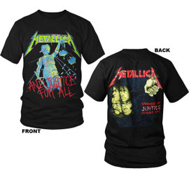 METALLICA | Justice Neon S/S Tee | Black