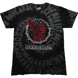 BLACK SABBATH | Red Henry S/S Tee | Tie-Dye