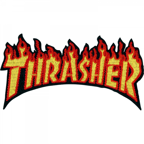 THRASHER Flame Logo Patch