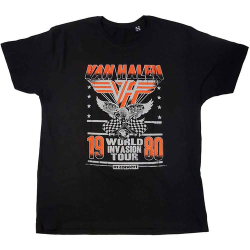 VAN HALEN | Invasion Tour '80 S/S Tee | Black