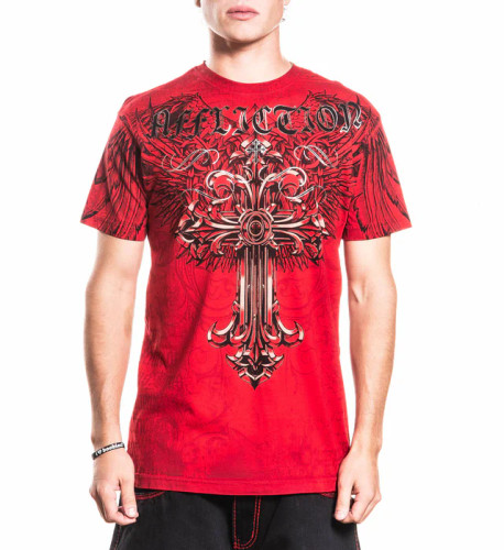 AFFLICTION | Frozen Sacrifice S/S Tee | Affliction Red
