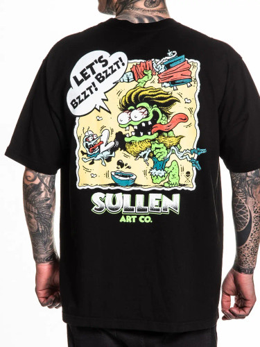 SULLEN | Bzzt Bzzt S/S 1 Ton Tee | Jet Black
