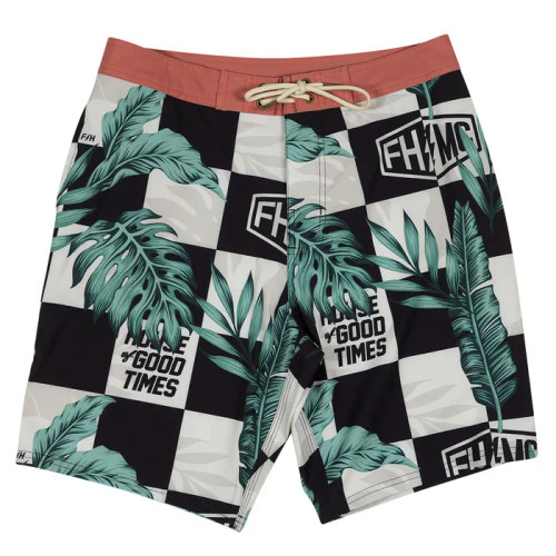 FASTHOUSE | Poolside 19" Boardshort | Black/Off White