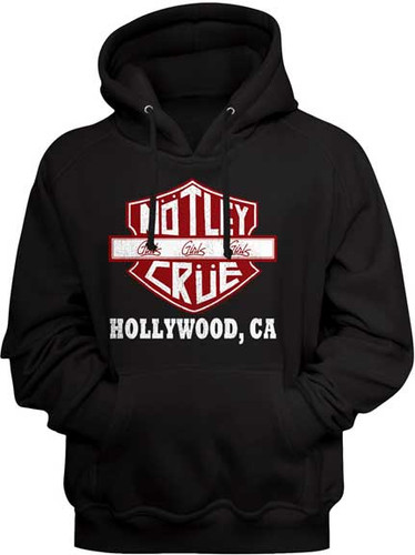 MOTLEY CRUE | Crue Sign Pullover Hoodie | Black