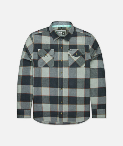 JETTY-BREAKER FLANNEL-GREY