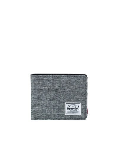 HERSCHEL SUPPLY-HANK WALLET-RAVEN CROSSHATCH