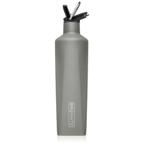 BRUMATE-25 OZ ReHYDRATION BOTTLE-MATTE GRAY