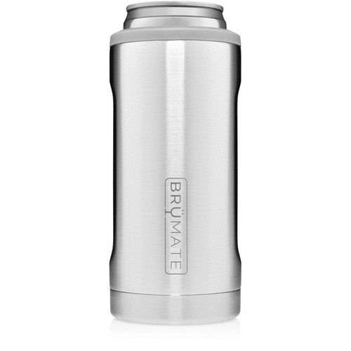 BRUMATE-HOPSULATOR SLIM CAN COOLER(12 OZ SLIM CANS)-STAINLESS