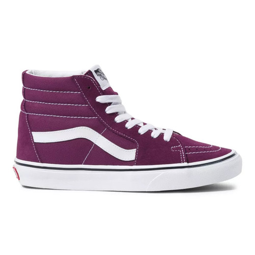 VANS-SK8-HI-GRAPE WINE/TRUE WHITE