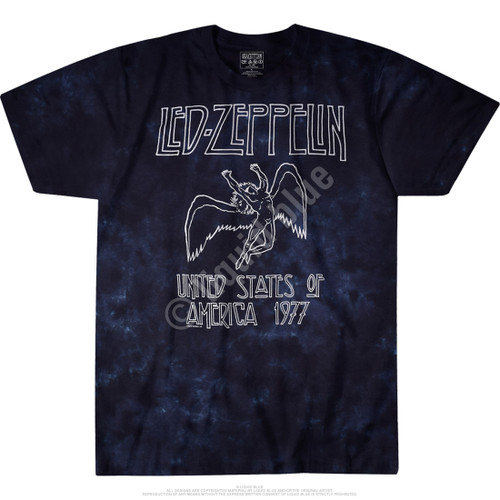 LED ZEPPELIN | USA Tour 77 Tie-Dye Tee