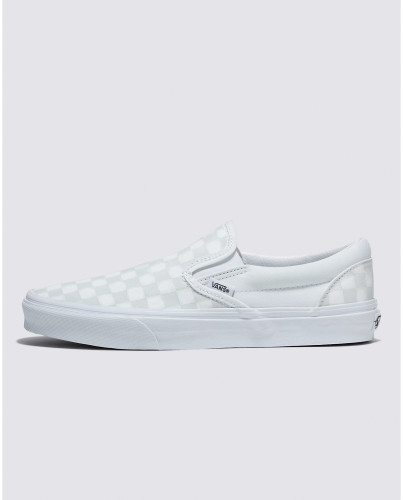 VANS | Classic Slip-On(Checkerboard) | White/White