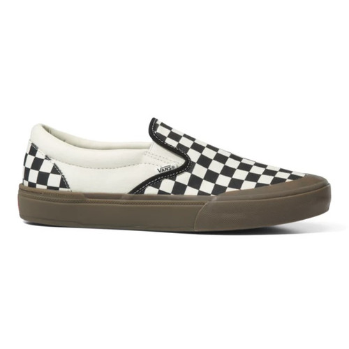 VANS-CHECKERBOARD BMX SLIP-ON-BLACK/DARK GUM