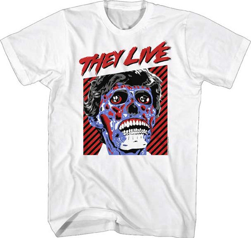 THEY LIVE-THEY LIVE OBEY-S/S TEE-WHITE