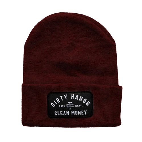 TROLL CO-Classic Beanie-Burgundy Heather