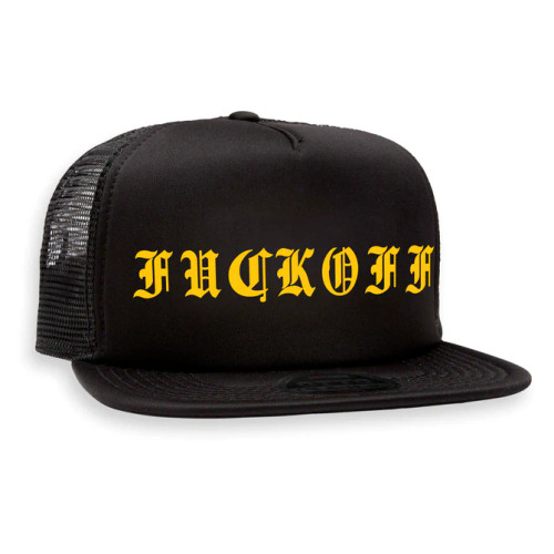 WEBIG x CULT Fuckoff Flat Bill Trucker Hat