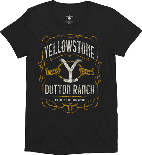 YELLOWSTONE | Label Women's  S/S Tee | Black