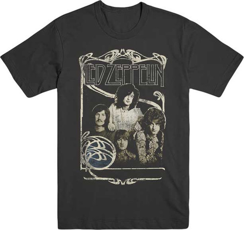 LED ZEPPELIN | Band Promo Photo S/S Tee | Charcoal