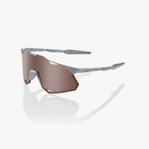 HYPERCRAFT XS Matte Stone Grey | HiPER Crimson Silver Mirror Lens