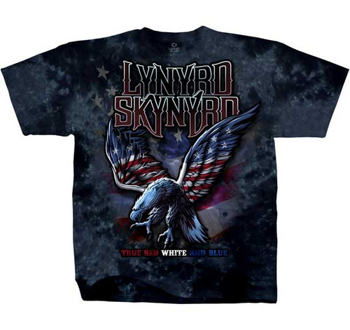 LYNYRD SKYNYRD | True Red White And Blue Tie-Dye Tee
