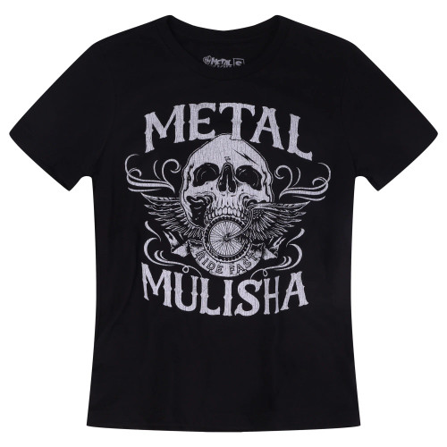 METAL MULISHA | Charm Relaxed Women's Tee | Black