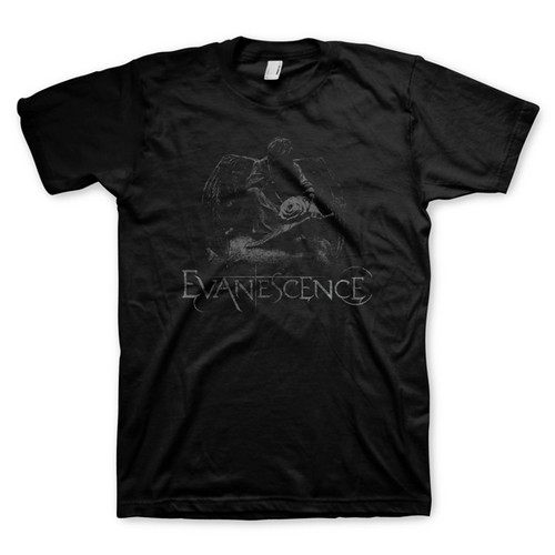 EVANESCENCE | Angel Statue Tee | Black
