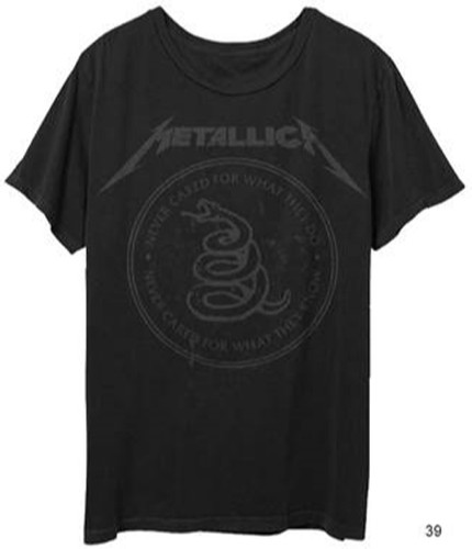 METALLICA | Snake Tee | Black