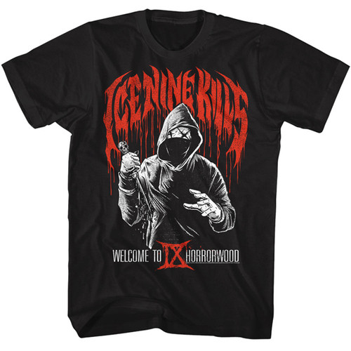 ICE NINE KILLS | Welcome Horrorwood Tee | Black