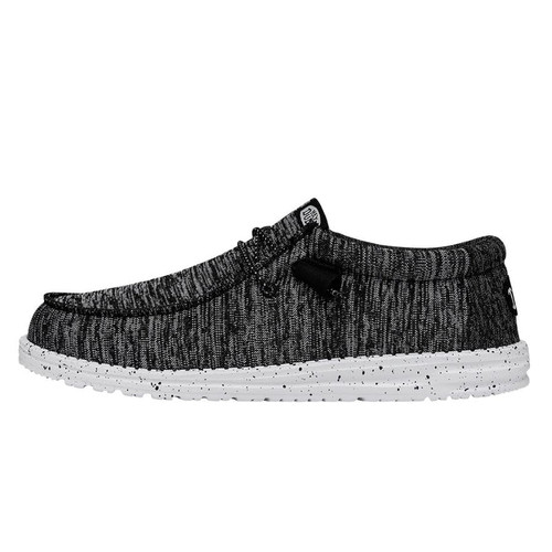 HEY DUDE | Wally Sport Knit | Black/White