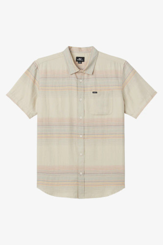 O'NEILL | Seafaring Stripe Standard Fit Woven Shirt | Light Khaki