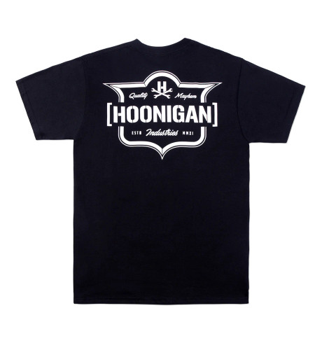 HOONIGAN | Emblem S/S Tee | Black/White