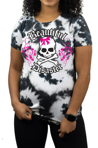 BEAUTIFUL DISASTER | Bella Rose Tie Dye S/S Tee